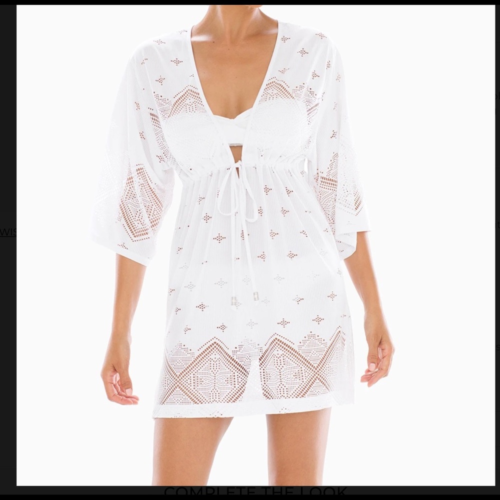 Wearabouts white tunic cover up sizes M